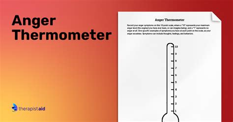 Free Printable Anger Thermometer Printable Word Searches