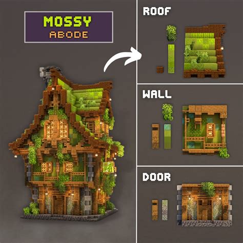 Minecraft Mossy Abode Minecraft House Plans Minecraft House Designs