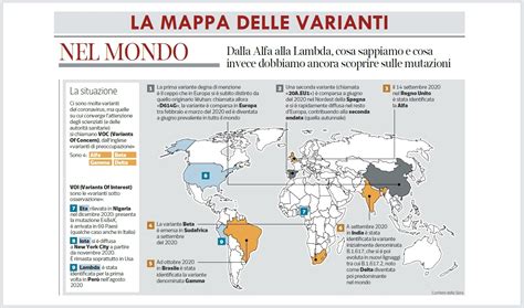 Covid La Mappa Delle Varianti Ecco Quelle Da Temere Blogsicilia