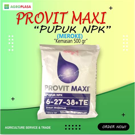 Jual Pupuk Meroke Provit Maxi Kemasan Original Pack Gram Shopee