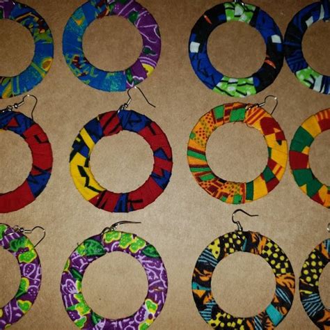 Ankara Earrings Etsy