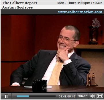 White House Economist Austan Goolsbee On The Colbert Report - Home ...