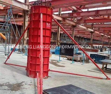 China Lianggong Manufacture Customized Steel Column Wall Formwork For