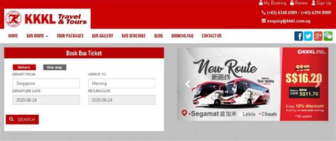 How To Book Kkkl Online Ticket Bus From Singapore To Kl Eltabina Express