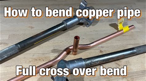 How To Bend Copper Pipe Full Cross Over Copper Plumbing Subscribe