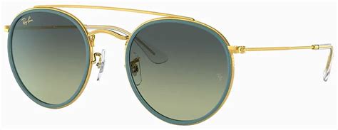 Lunettes De Soleil Ray Ban Round Double Bridge RB3647N 9235 BH 51 22