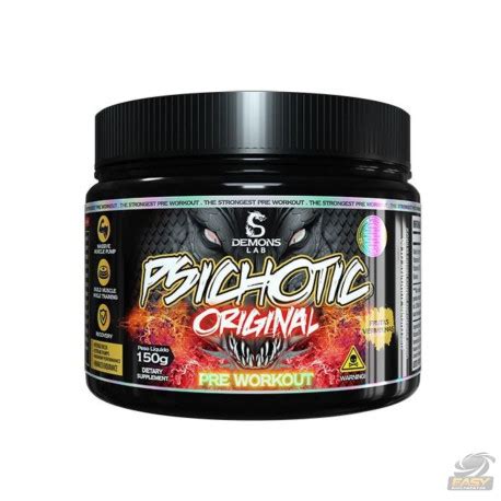 PRÉ TREINO PSICHOTIC ORIGINAL 150G 30 DOSES DEMONS LAB