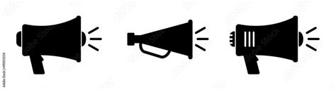 Speaker Icon Loud Announce Loudspeaker Sign Shout In Megaphone Bullhorn Alert Noise Speaker