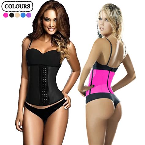 Latex Waist Cincher Belly Women Slimming Body Shaper Waist Trainer