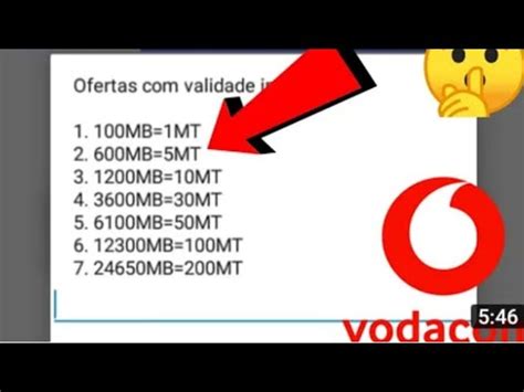 C Digo Secreto Da Vodacom Gb Gr Tis Youtube