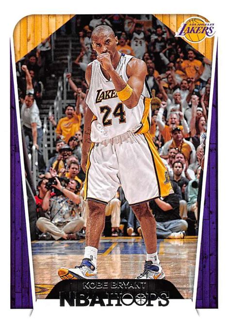 2018 19 Panini Hoops 296 Kobe Bryant Los Angeles Lakers Basketball