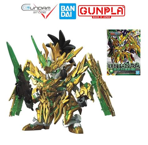 Mô Hình Gundam Sd LONG XIAN LIU BEI UNICORN Bandai Sangoku Soketsuden