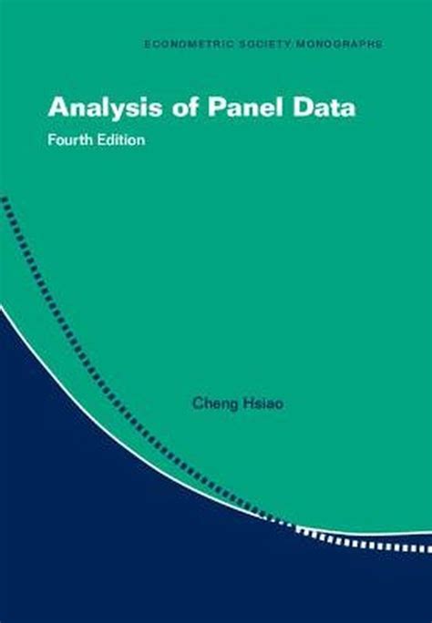 Econometric Society Monographs Analysis Of Panel Data 9781009060752