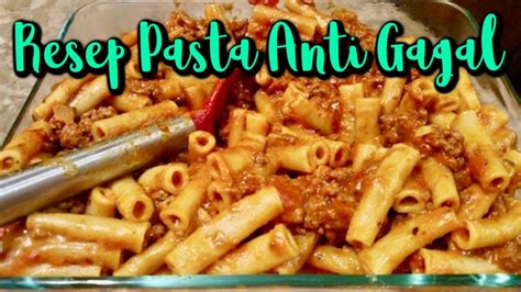 RESEP PASTA ANTI GAGAL PAKE DAGING GILING YouTube