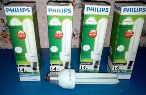 Jual Philips Lampu Essential W Watt Watt W Hemat Energi Di