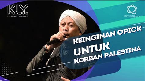 Sumbangkan Daging Kurban Opick Tak Tega Lihat Kondisi Palestina