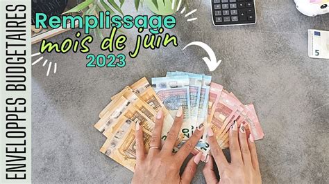 Remplissage Enveloppes Mois De Juin Budget Syst Me Des