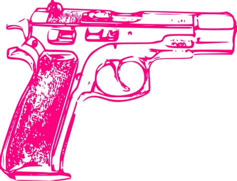 Pink Gun Clip Art at Clker.com - vector clip art online, royalty free ...