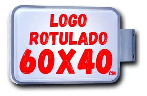 Anuncio Luminoso Caja Luminosa Personalizado 60x40cm Meses sin interés