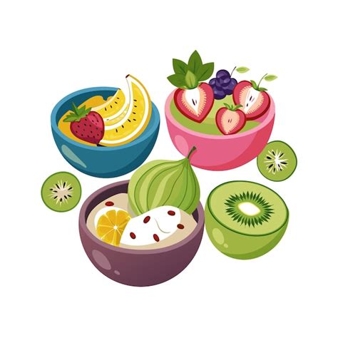 Premium Vector | Realistic Fruits Vector Illustration Concepts