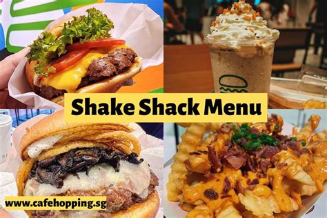 Shake Shack Menu Singapore With prices List Updated September 2022