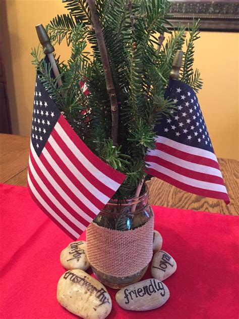 Centerpiece Idea For My Eagle Scouts Court Of Honor Reception I Am