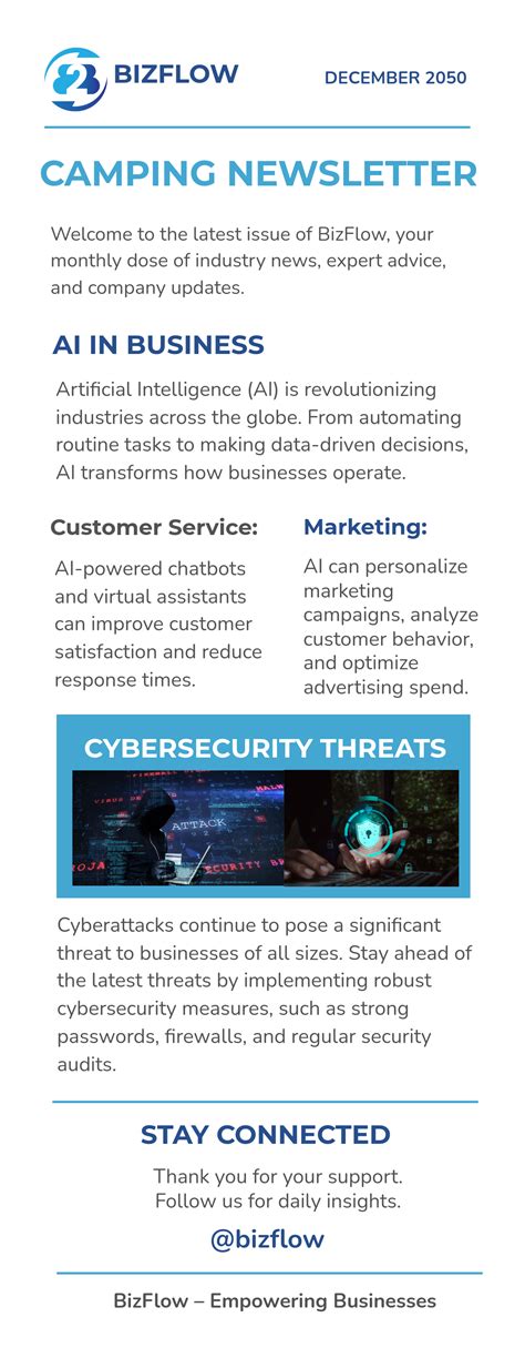 Free Company Newsletter Templates to Customize Online