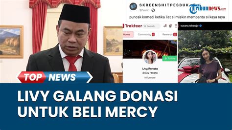 Geger Livy Renata Beli Mercy Diduga Hasil Donasi Online Menkominfo