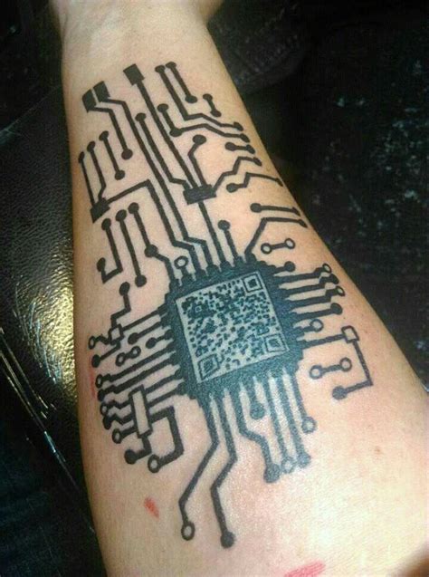 Electric Circuit Tattoo