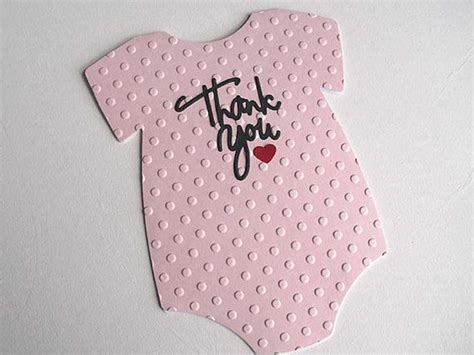 10 Pink Onesie Baby Shower Thank You Cards By Stephaniematsunaka 20