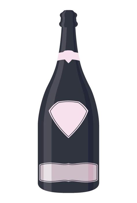 Champagne Bottle Black 46495913 Vector Art At Vecteezy