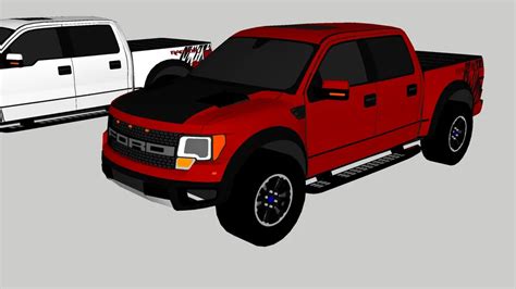 Ford Raptor V8 62 4x4 Doble Cabina 2015 3d Warehouse