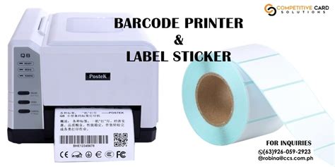 BARCODE PRINTER AND LABEL STICKER, Computers & Tech, Office & Business ...