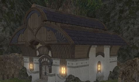 Glade Cottage Roof Stone Ffxiv Housing Exterior