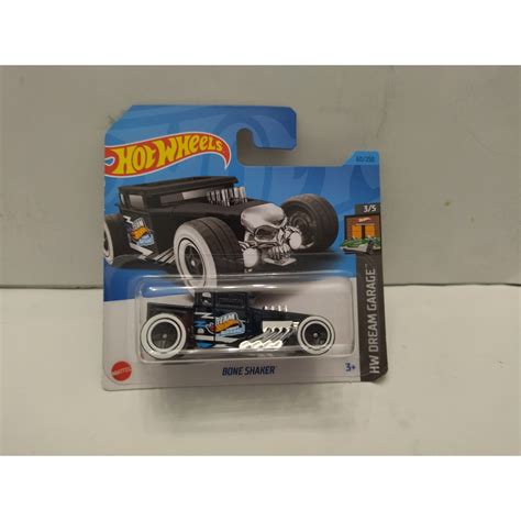 BONE SHAKER TEAM HW BLACK 3 5 DREAM GARAGE 1 64 HOT WHEELS BCN STOCK CARS