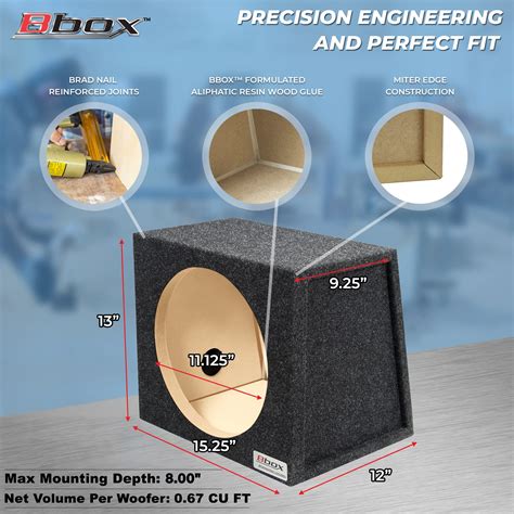 12 Inch Sealed Subwoofer Box Dimensions Design Talk