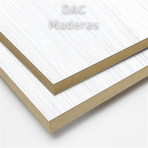 DAC Melamina S Mdf 18mm Blanco Nature 275x183cm