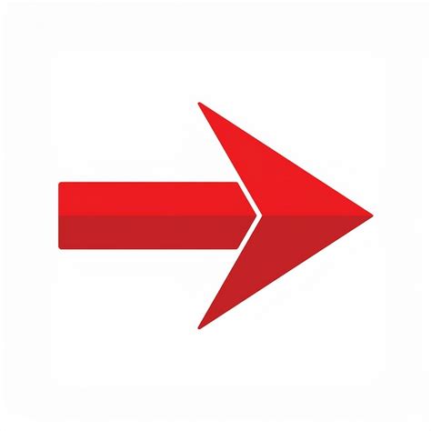 A Red Arrow Pointing To The Left And Right Premium Ai Generated Vector