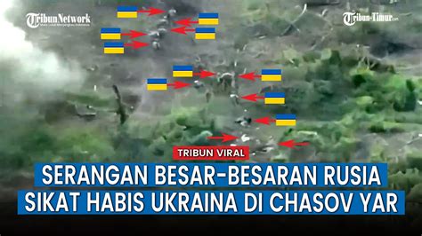 Video Kompilasi Serangan Brutal Rusia Pada Posisi Tentara Ukraina