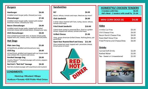 Red Hot Diner, Collinsville - Menu, Reviews (17), Photos (20