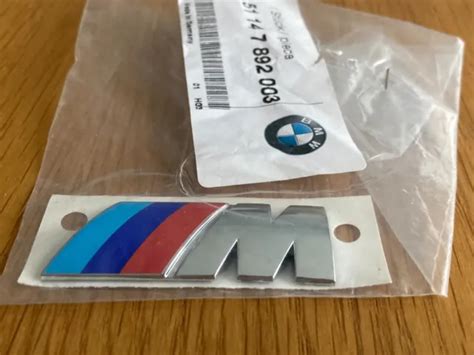 Genuine Bmw M Sport Grill Badge For Sale Picclick Uk