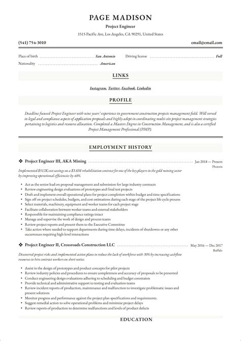 Electrical Field Engineer Resume Sample Resume Gallery