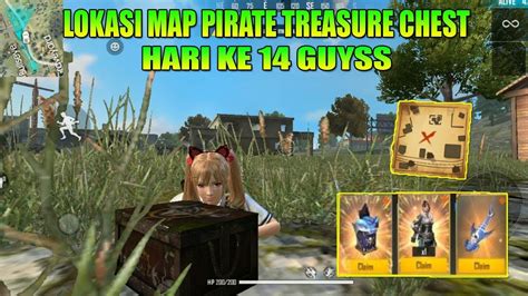 LOKASI TEMPAT HARTA KARUN HARI KE 14 PIRATES TREASURE CHEST FREE