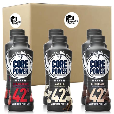 Core Power High Protein Shakes 42g 14 Oz. in The Award Box Packaging