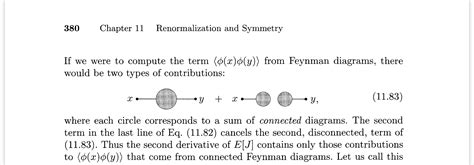 Quantum Field Theory Disconnected Feynman Diagram For The Point