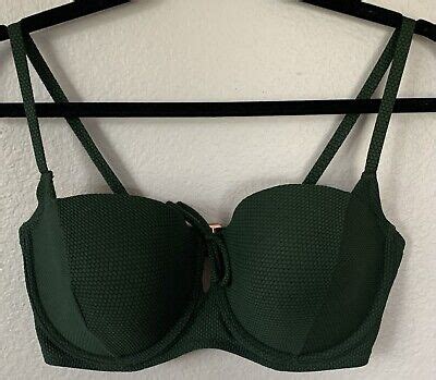 Shade And Shore Bikini Top Green D Ebay