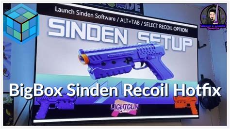 Bigbox Sinden Light Gun Recoil Change Settings Fix Youtube