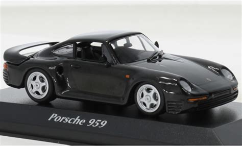 Miniature Porsche Minichamps Metallise Grise