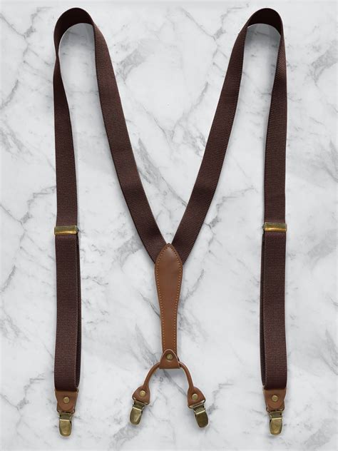 Narrow Strap Suspenders Bowtie And Arrow