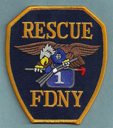 Fdny Manhattan New York Rescue Company Fire Patch